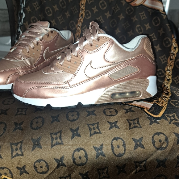 Nike Air Max 90 Metallic Rose Gold - Picture 9 of 12